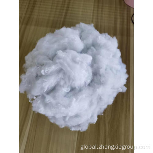 Recycled Polyester Staple Yarn recycled polyester staple fiber optical white Factory